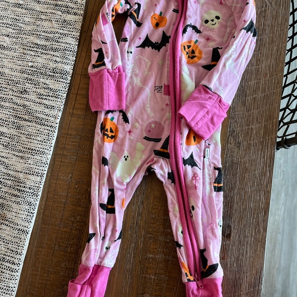 Little Sleepies Other - Kids Halloween One Piece Pajama - Pink